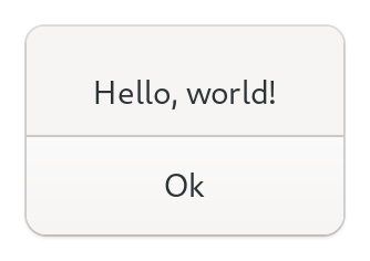 Message Dialog